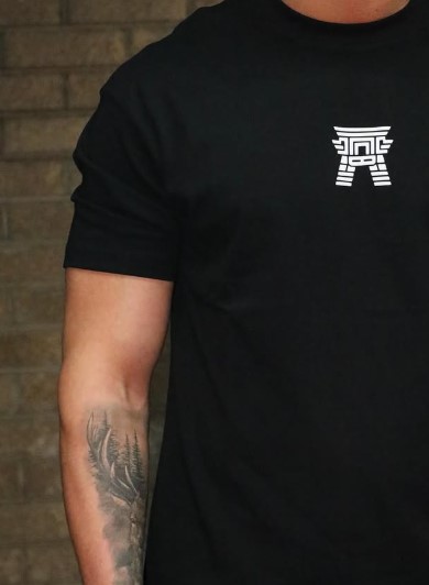 Aztek Logo T-Shirt on Model